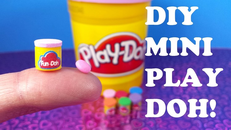 DIY Miniature Play Doh