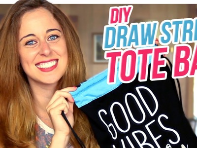 Do It, Gurl - DIY Drawstring Tote Bag