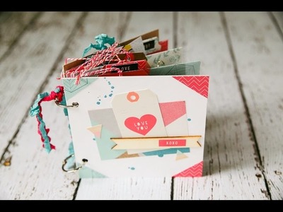 Envelope Mini Album Process Video- Clique Kits Feb. Project #1