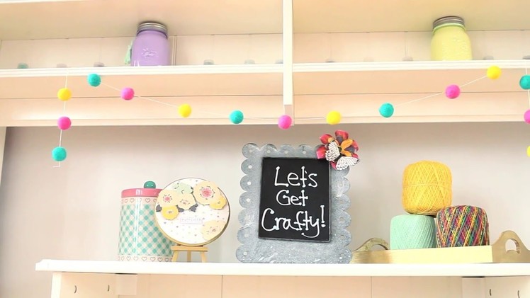 Hazel & Ruby Crafternoon Kit - Felt Ball Banner