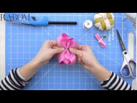 Hold and Fold RABOM Boutique Bow Tutorial