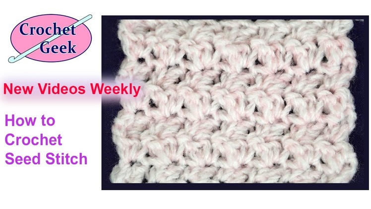 How to #Crochet a Seed Stitch Blanket - Crochet Geek