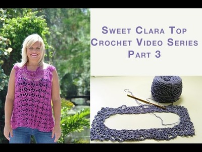 How to Crochet Sweet Clara Part 3: Raglan increase in pattern