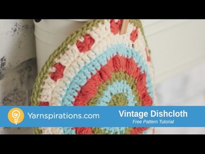 How To Crochet Vintage Dishcloth