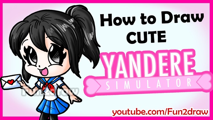 How to Draw a Yandere Simulator Chibi CUTE + EASY
