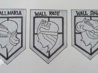 How to draw Wall Maria, Wall Rose and Wall Sina from Attack on Titan