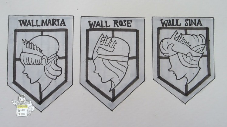 How to draw Wall Maria, Wall Rose and Wall Sina from Attack on Titan