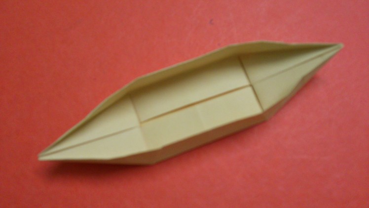 How to Make a Paper Boat Canoe 2