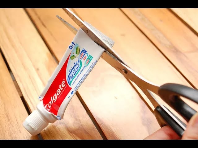HOW TO MAKE a REUSABLE Toothpaste Tube