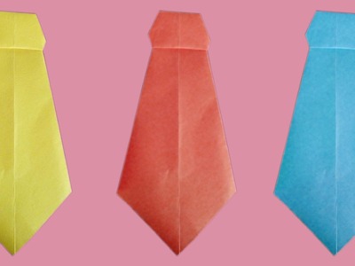 How to make paper neck tie. DIY