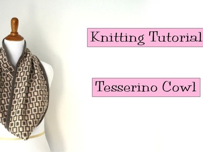 Knitting Tutorial - Tesserino Cowl