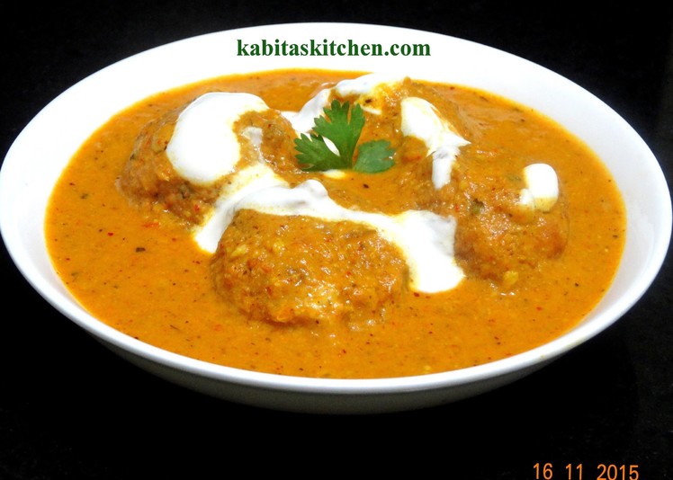 Malai Kofta Recipe-Restaurant Style Malai Kofta Step by Step Recipe-Shahi Malai Kofta Curry