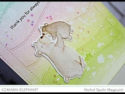 Mama Elephant | Cub Cuddles "Thank You" Card