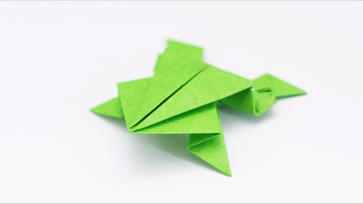 Origami Frog (Traditional model)
