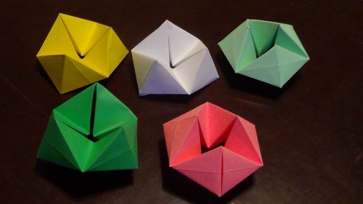 Origami Hexaflexagon tutorial - How to make a Hexaflexagon
