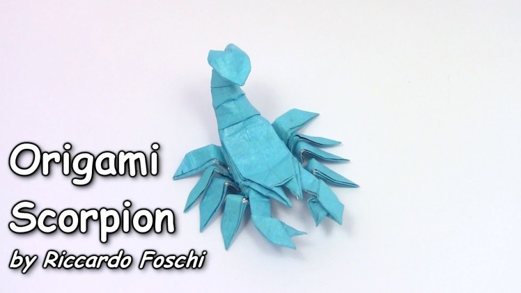 Origami scorpion by Riccardo Foschi - Yakomoga Origami tutorial