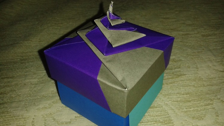 Origami: spiral box
