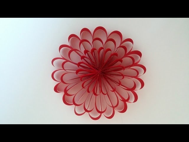 Paper flower. DIY party  flowers decor, home decor . Kids project