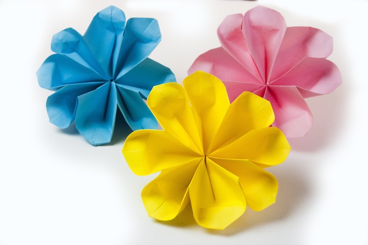 Paper flowers (traditional origami)