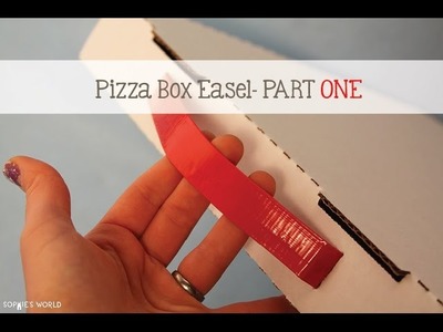 Pizza Box Easel - Part 1|Sophie's World
