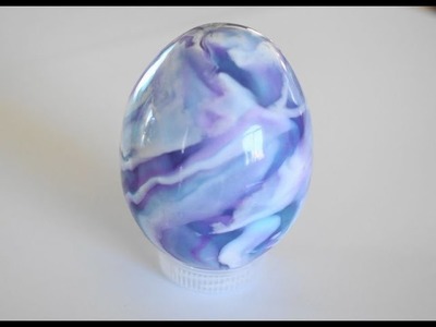 Polymer Clay Marbled Egg Tutorial