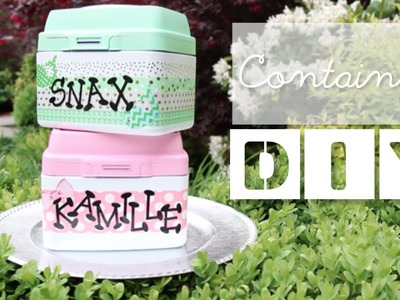 Recycle Formula & Snack Containers DIY Project | Nikki Egdamin