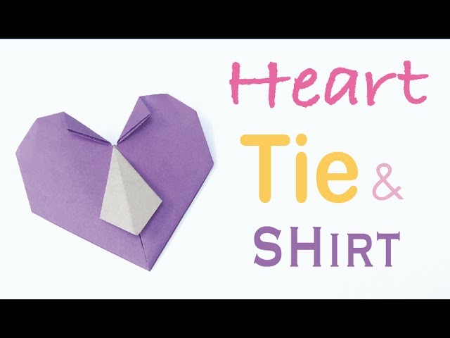 Tie Shirt Heart ❤ Father’s Day - Origami Kawaii