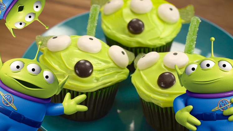 Toy Story Alien Cupcakes | Dishes by Disney