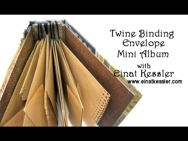 Twine Binding Envelope Mini Album