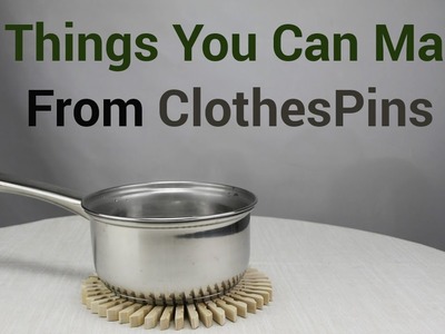 3 Things You Can Make From Clothespins