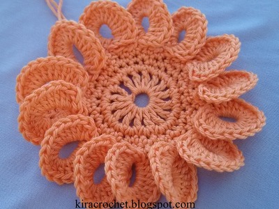 Crochet flower 9