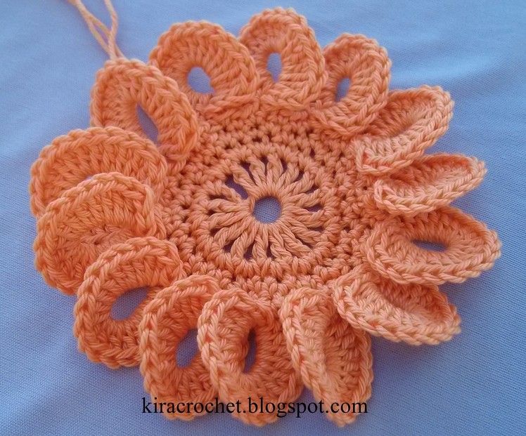 Crochet flower 9