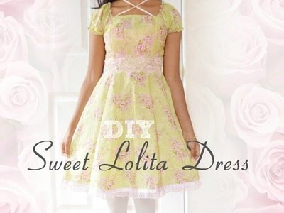 ❤️ DIY Sweet Lolita Dress ❤️ (without a pattern)