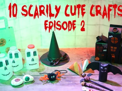 Halloween Crafts - 10 Cute & Easy Crafts - Episode 2