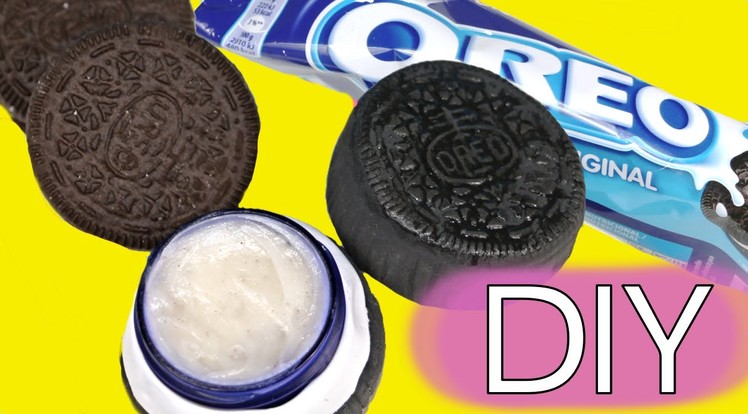 How to make an Oreo lip balm with Jumping clay and vaseline