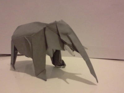 Origami elephant (satoshi kamiya)