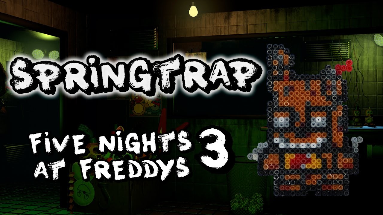 Springtrap FNAF3 - Hama Bead Tutorial