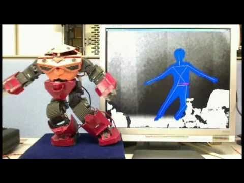 [V-Sido] Control the Humanoid Robot by Kinect