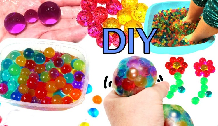 What to do with Orbeez or water beads: stress ball and spa