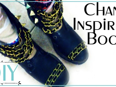 CHANEL Inspired Boots - DIY