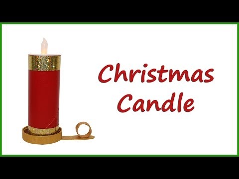Christmas candle craft for kids