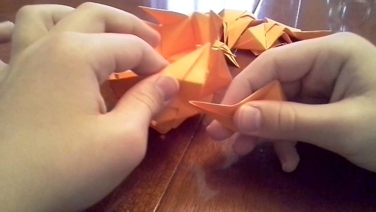 Cool origami "trispike ball"