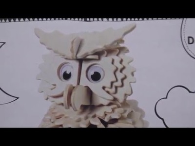 Craft kits: Hobbycraft 3D Wooden Puzzle Owl