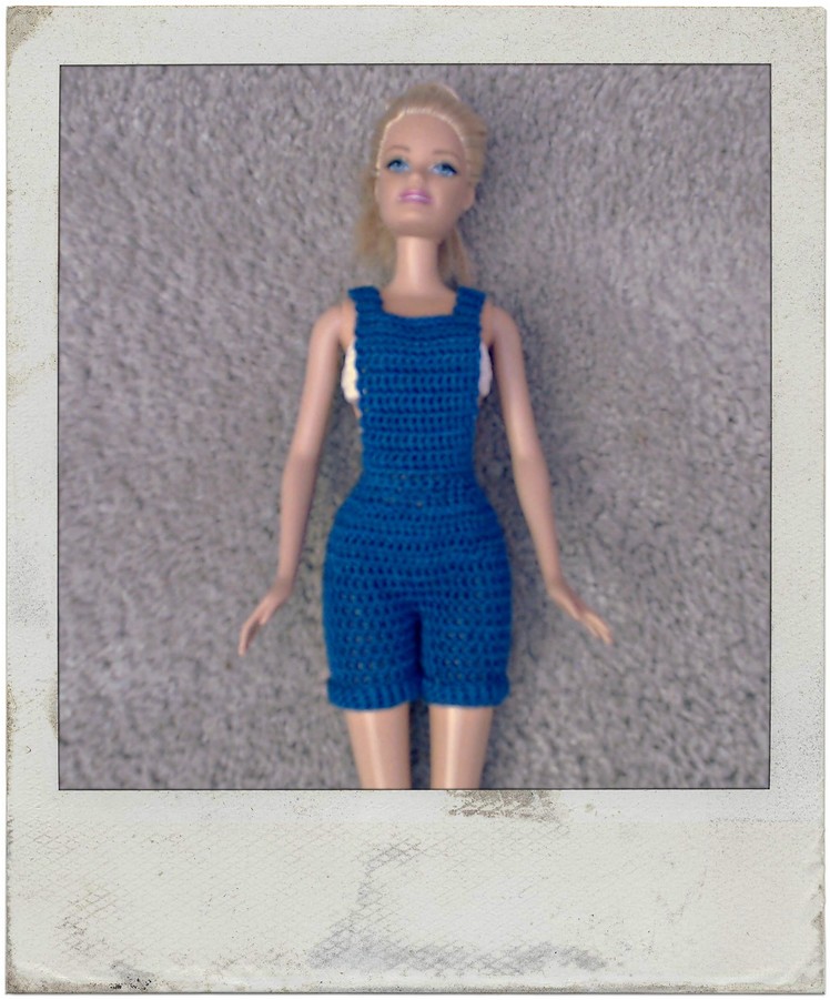 Crochet - Barbie's Bib Overall Shorts