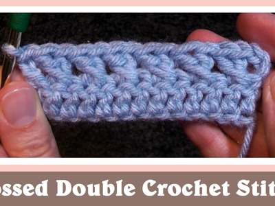 Crossed Double Crochet Stitch