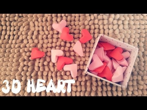 DIY - 3D Heart - Valentine's Day Craft