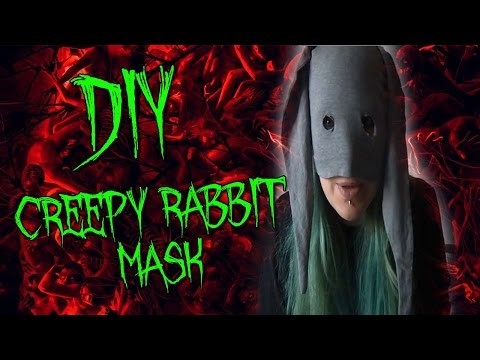 Diy creepy rabbit mask