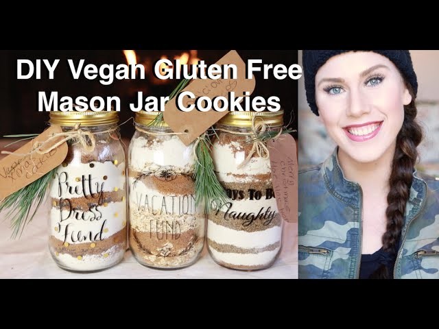 DIY Last-Minute Mason Jar Superfood Cookie Gifts  (Vegan & Gluten Free) | Cassandra Bankson