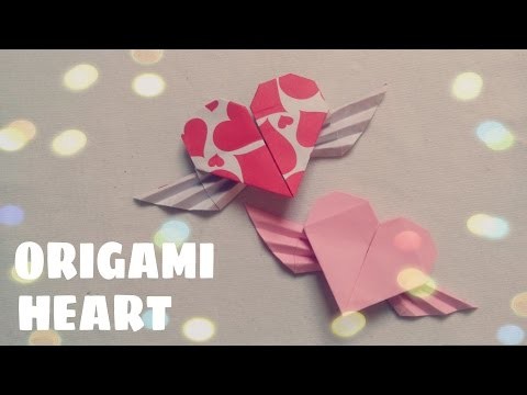 DIY - Origami Heart with Wings