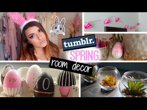 DIY Spring Room Decor Ideas ♡ | Tumblr Inspired Under 10$